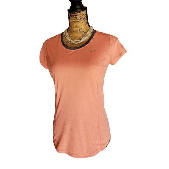 Nike Women's Top Small Miler Reflective Dri-Fit Short Sleeve Running Top - Picture 7 of 8